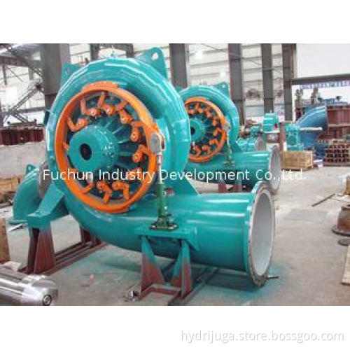 100KW Horizontal Francis Hydro Turbine With Speed Governor,